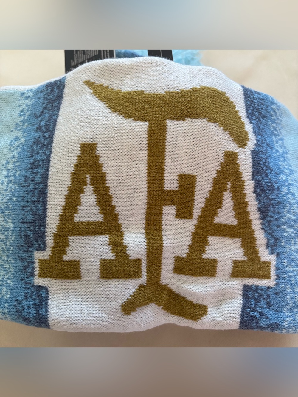 Adidas 2026 AFA Argentina Football Scarf – One Size (NWT)